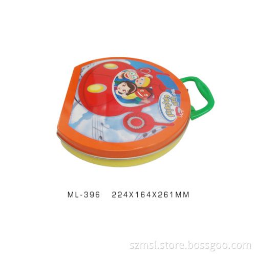 special tin box with handle